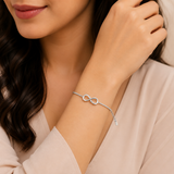 Silver Grace Infinity Bracelet