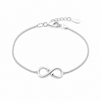 Silver Grace Infinity Bracelet