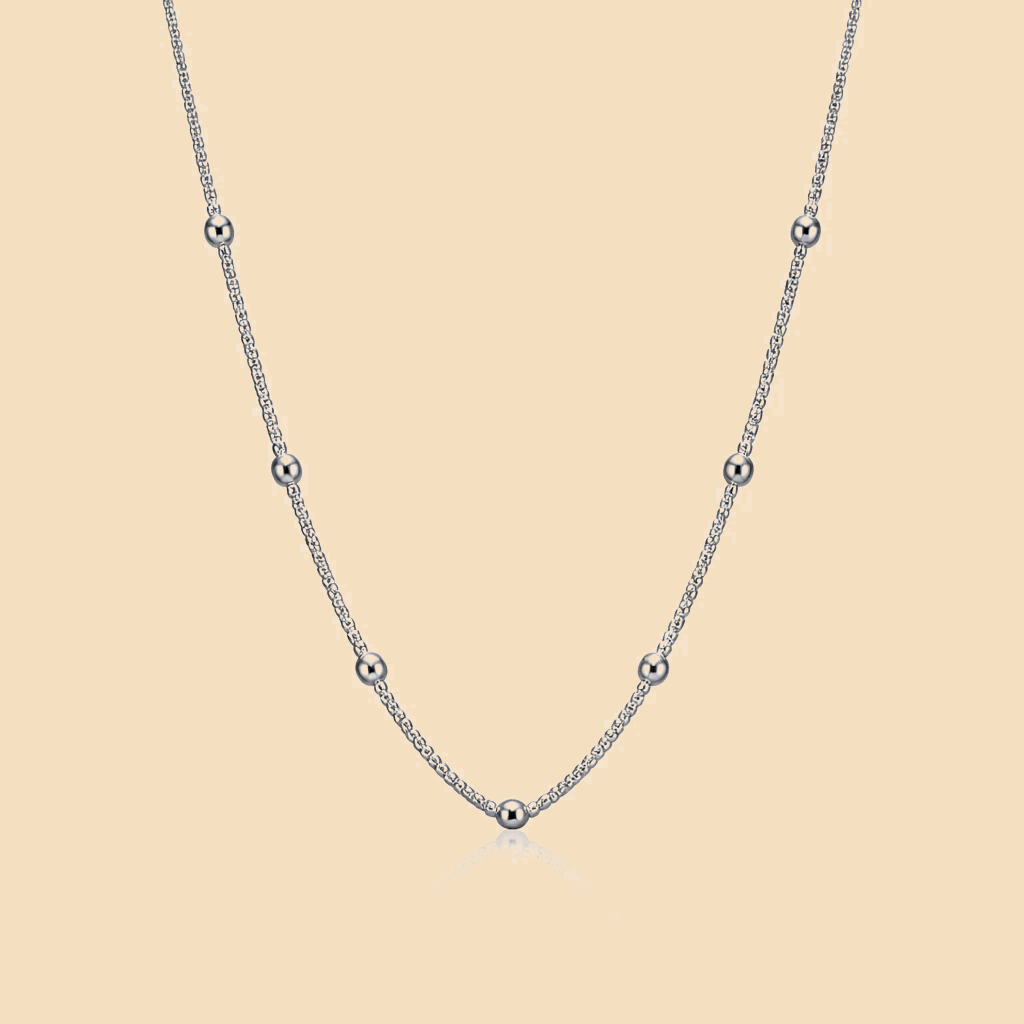 Starlight Dots Women`s chain in silver