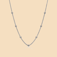 Starlight Dots Women`s chain in silver