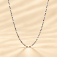 Radiant gleam chain in silver