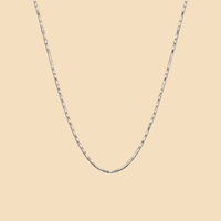 Radiant gleam chain in silver