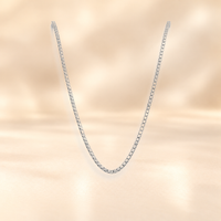 Lustre Line Chain in silver