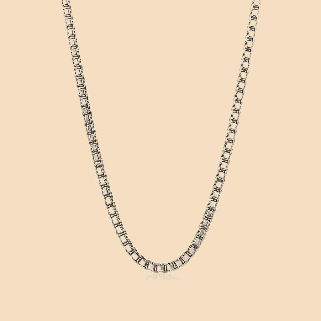 Silver Radiance Link Necklace