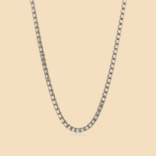 Silver Radiance Link Necklace