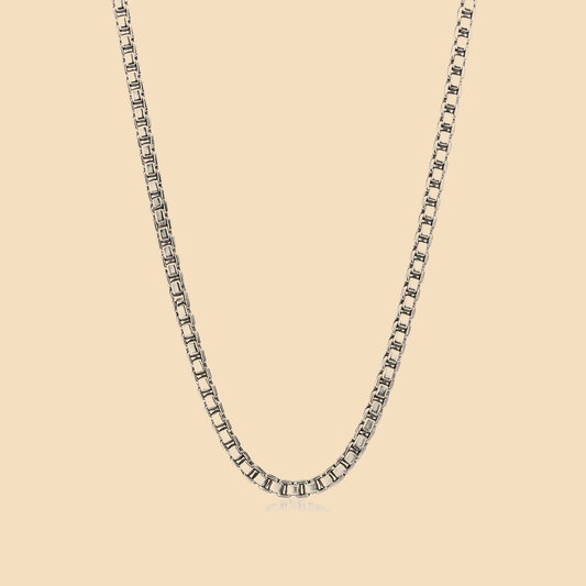 Silver Radiance Link Necklace
