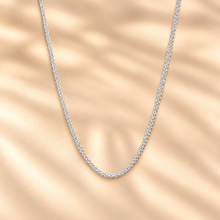 Silver Zigzag Pattern Women`s Chain