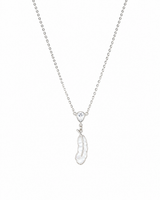 Feather Pendant in silver