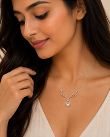 Velin Antler Pendant in silver