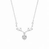Velin Antler Pendant in silver
