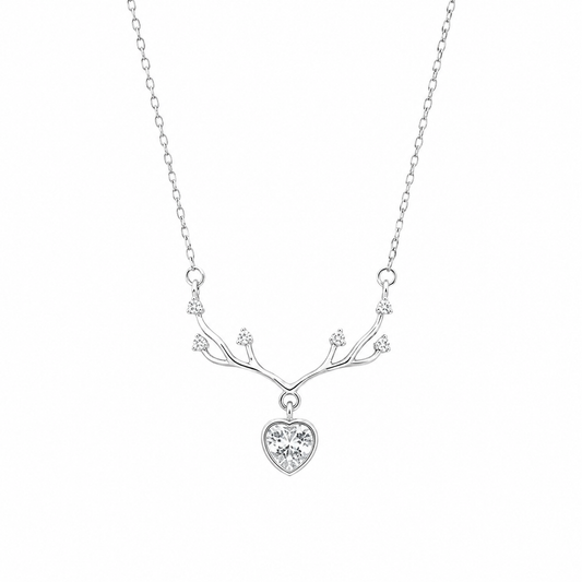 Velin Antler Pendant in silver