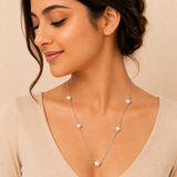 Pearls women  Pendant in silver