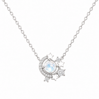Radiant Charm Pendant in Silver