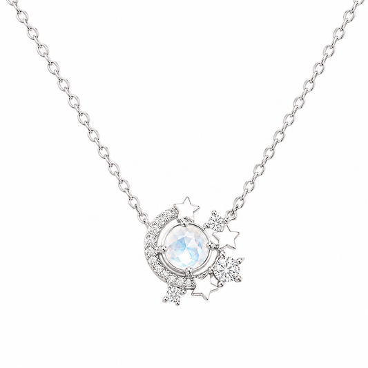 Radiant Charm Pendant in Silver