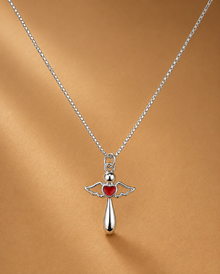 Wings of Love Pendant in silver