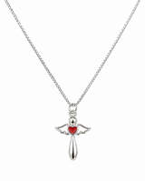 Wings of Love Pendant in silver