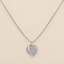 Minimal Heart shaped Pendant in silver