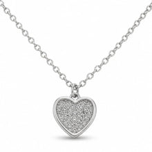 Minimal Heart shaped Pendant in silver