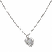 Minimal Heart shaped Pendant in silver