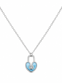 Locked in Love Pendant in silver