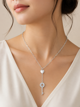 Timelove Women`s Pendant in Silver