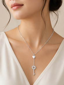 Timelove Women`s Pendant in Silver