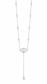 Silver Grace Eye patterned Pendant
