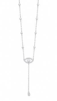 Silver Grace Eye patterned Pendant