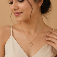 Aurora Key Pendant in Rose Gold