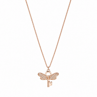 Aurora Key Pendant in Rose Gold