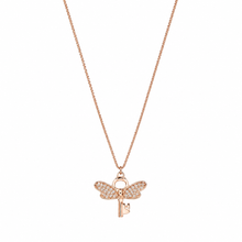 Aurora Key Pendant in Rose Gold
