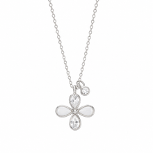 Flower shaped Women`s Pendant in silver