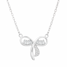 Silver Bow Shaped women`s Pendant