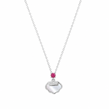 Shell shaped Pendant in silver