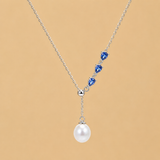 Silver Azura Linea Pendant