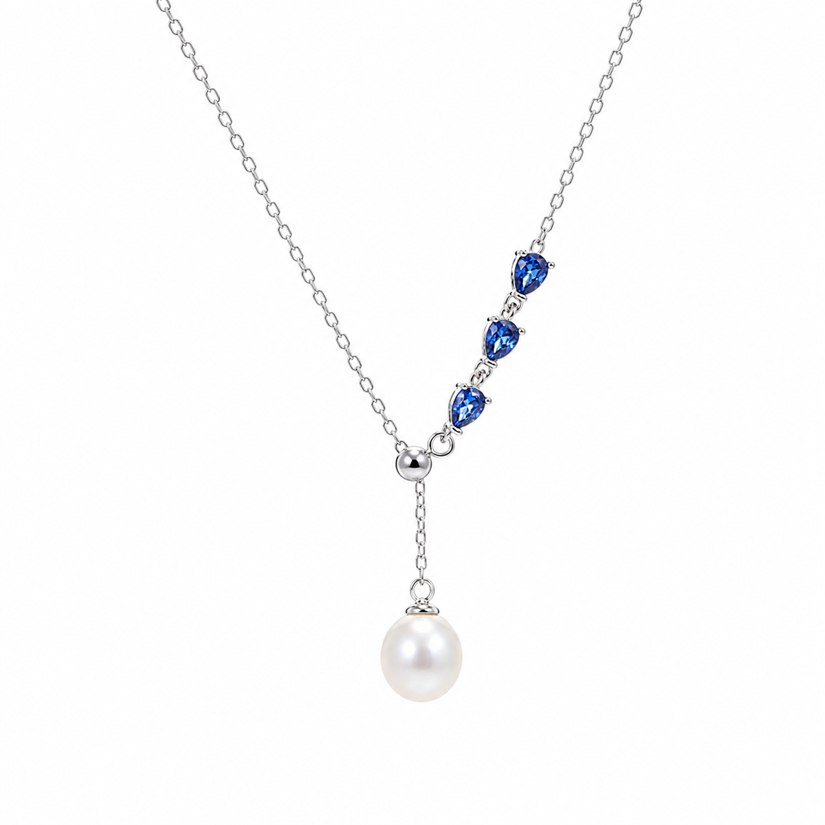 Silver Azura Linea Pendant