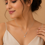 Celestial Cascade women`s pendant in silver