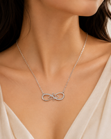 Designed infinity symbol Women`s Pendant