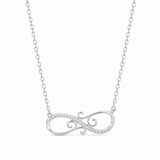 Designed infinity symbol Women`s Pendant