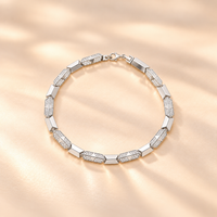 Classic Silver Statement Men`s Bracelet