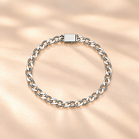 Silver Infinity Legacy Men`s Bracelet