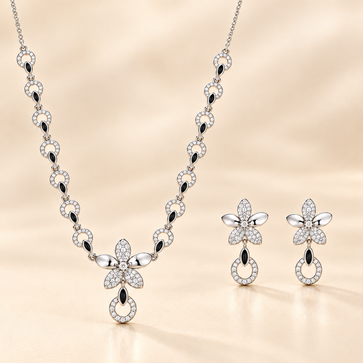 Flower patterned Women`s premium set