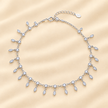 Silver charmed Women`s Anklet