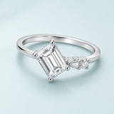 Square Brilliance Ring in Silver