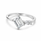 Square Brilliance Ring in Silver