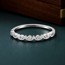 Ocean Wave Women`s Ring in Silver