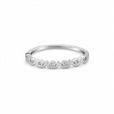 Ocean Wave Women`s Ring in Silver