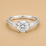 Silver Eterna Diamond women`s Ring