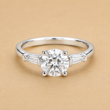 Silver Eterna Diamond women`s Ring
