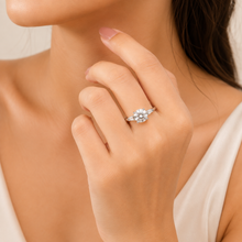 Silver Eterna Diamond women`s Ring